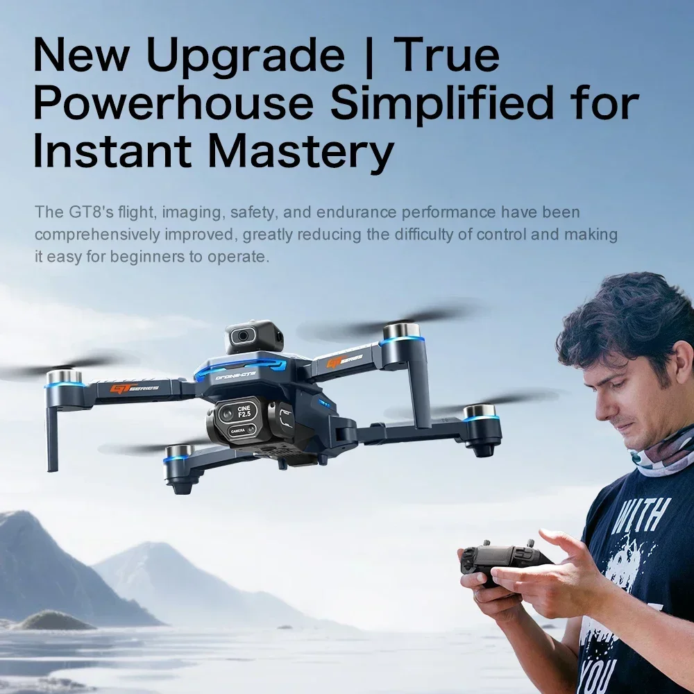 Drone 4K HD GT8 cámara para ev - Drone Surveying reseña y precio